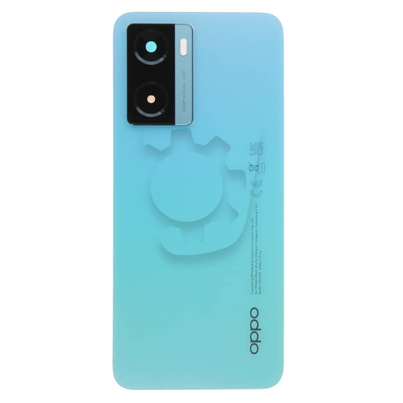 Vitre arrière originale pour Oppo A57s bleu_photo1