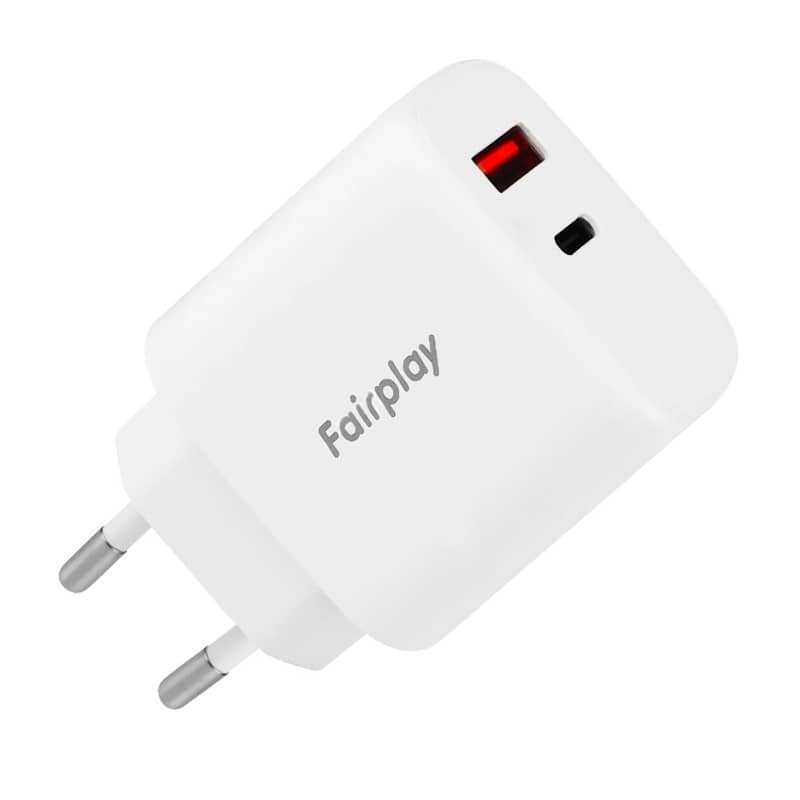 Chargeur secteur USB et USB-C 65W photo1