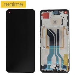 Bloc écran d\'origine prémonté sur châssis pour Realme GT2 Noir - photo 1