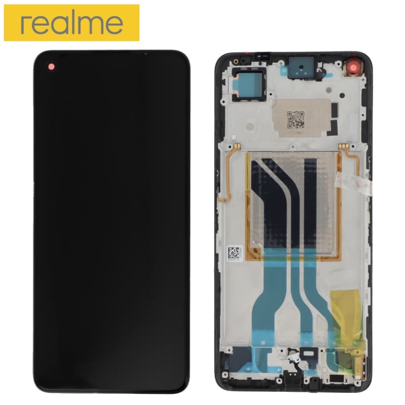 Bloc écran d\'origine prémonté sur châssis pour Realme GT Neo2 Noir - photo 1