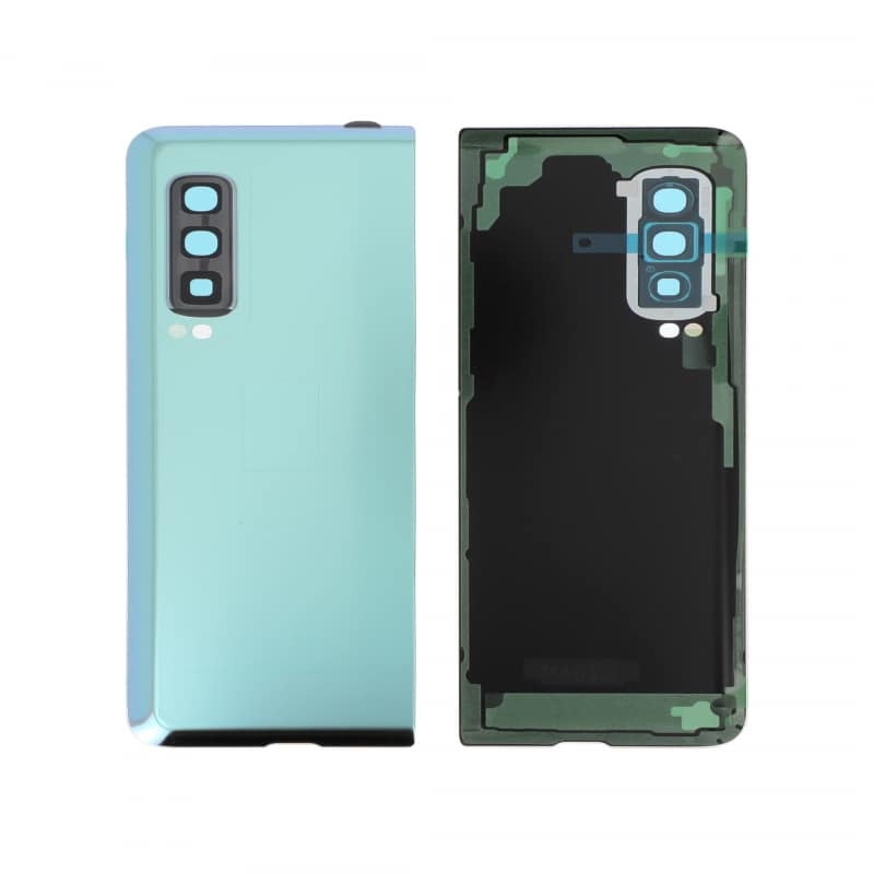 Vitre arrière d\'origine pour Samsung Galaxy Fold Argent - photo 1