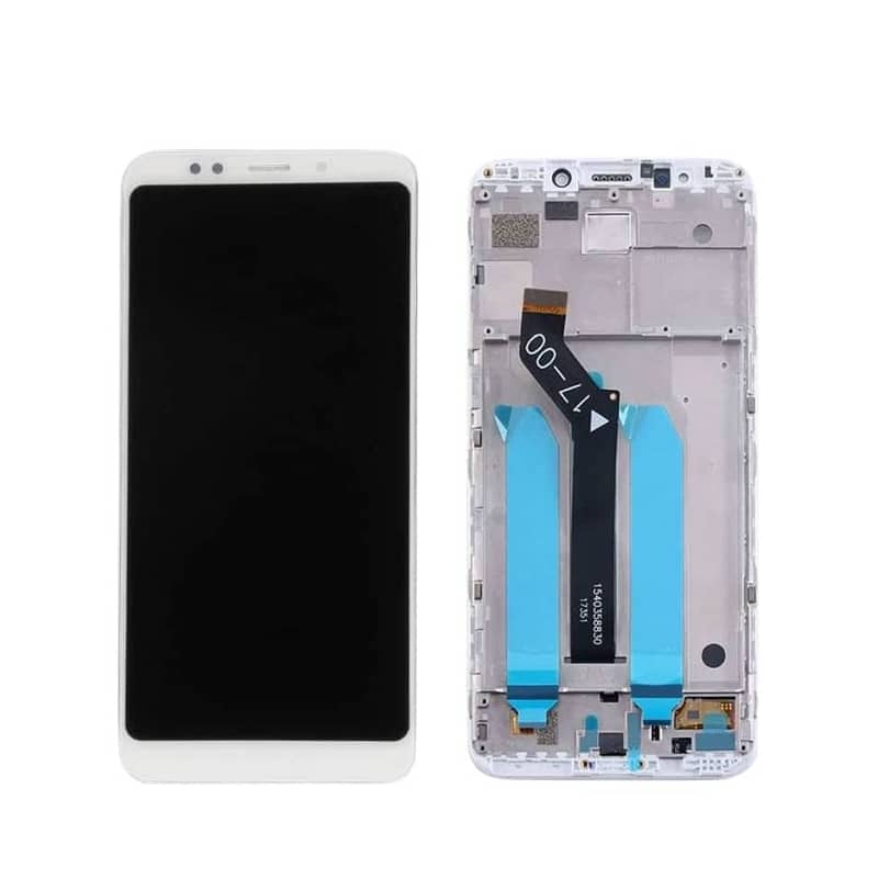 Ecran avec châssis pour Xiaomi Redmi 5 Plus Blanc - photo 1