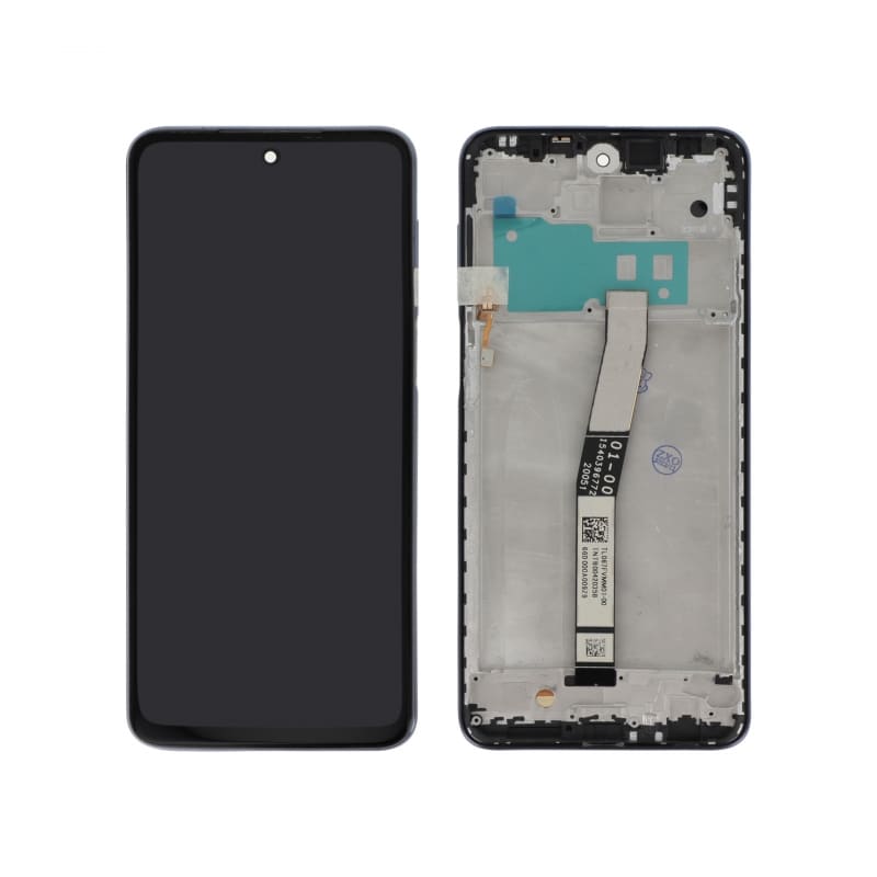 Ecran avec châssis pour Xiaomi Redmi Note 9S Gris - photo 1