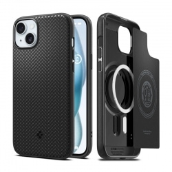 Coque Mag Armor Noire Spigen pour iPhone 15_photo2