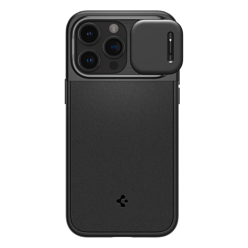 Coque Spigen Optik Armor noire pour iPhone 15 Pro_photo1