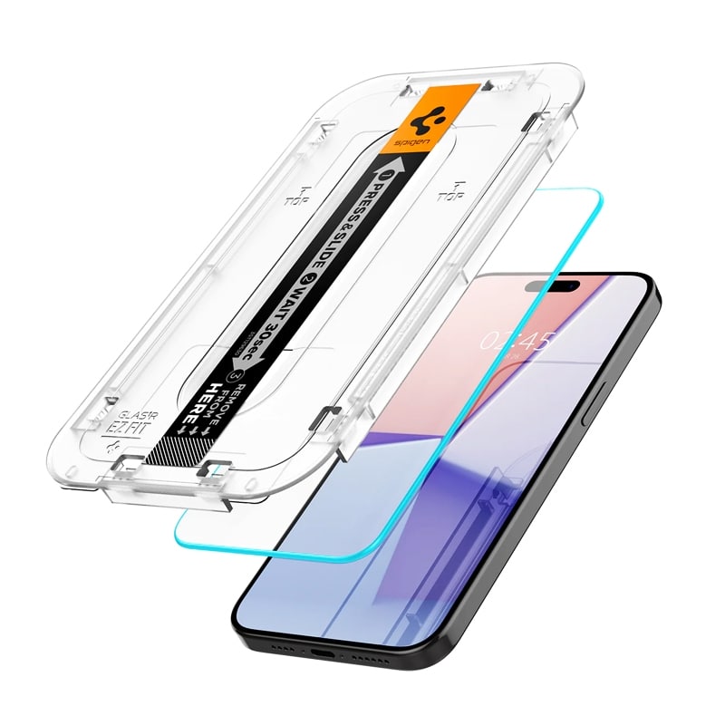 Pack Spigen EZ FIT pour écran d'iPhone 15 Pro Max_photo1