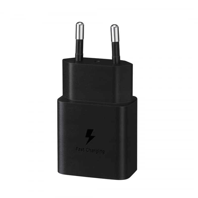 Chargeur SAMSUNG  USB-C 15Watt  sans Câble Noir Bulk photo 1