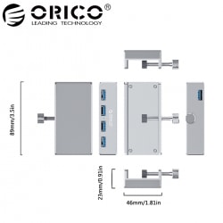 ORICO Hub 4 Ports USB 3.0 photo 4