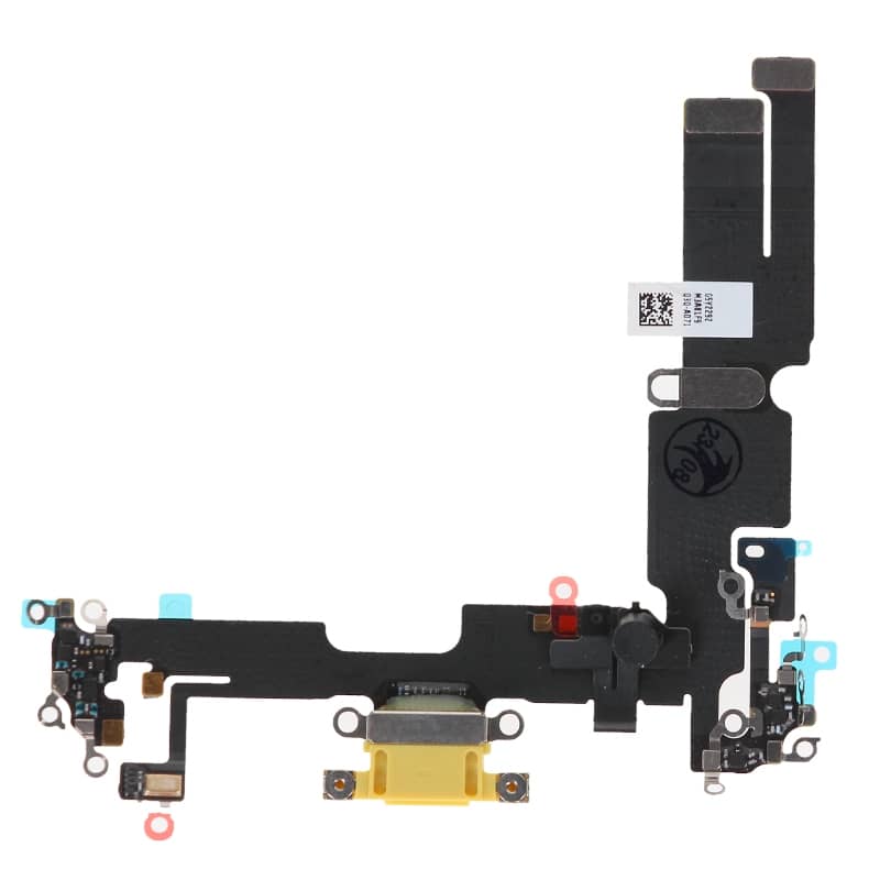 Connecteur de charge Lightning pour iPhone 14 Plus jaune_photo1