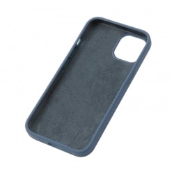 Coque en silicone Bleu nuit pour iPhone 11 intérieur en microfibres photo 3