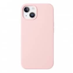 Coque en silicone Rose Pastel pour iPhone X/XS intérieur en microfibres photo 1