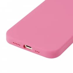 Coque en silicone Rose Fuschia pour iPhone 7/8/SE2/SE3 intérieur en microfibres photo 4