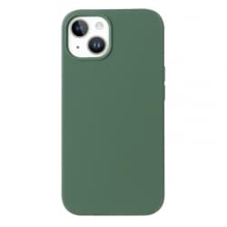 Coque en silicone Vert Nuit pour iPhone 11 intérieur en microfibres photo 1