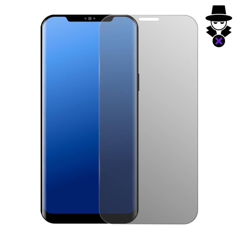 Verre trempé 9H Privacy anti-espion pour iPhone XR/11 photo 1