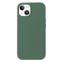 Coque en silicone Vert Nuit pour Samsung Galaxy A13 4G intérieur en microfibres photo 1