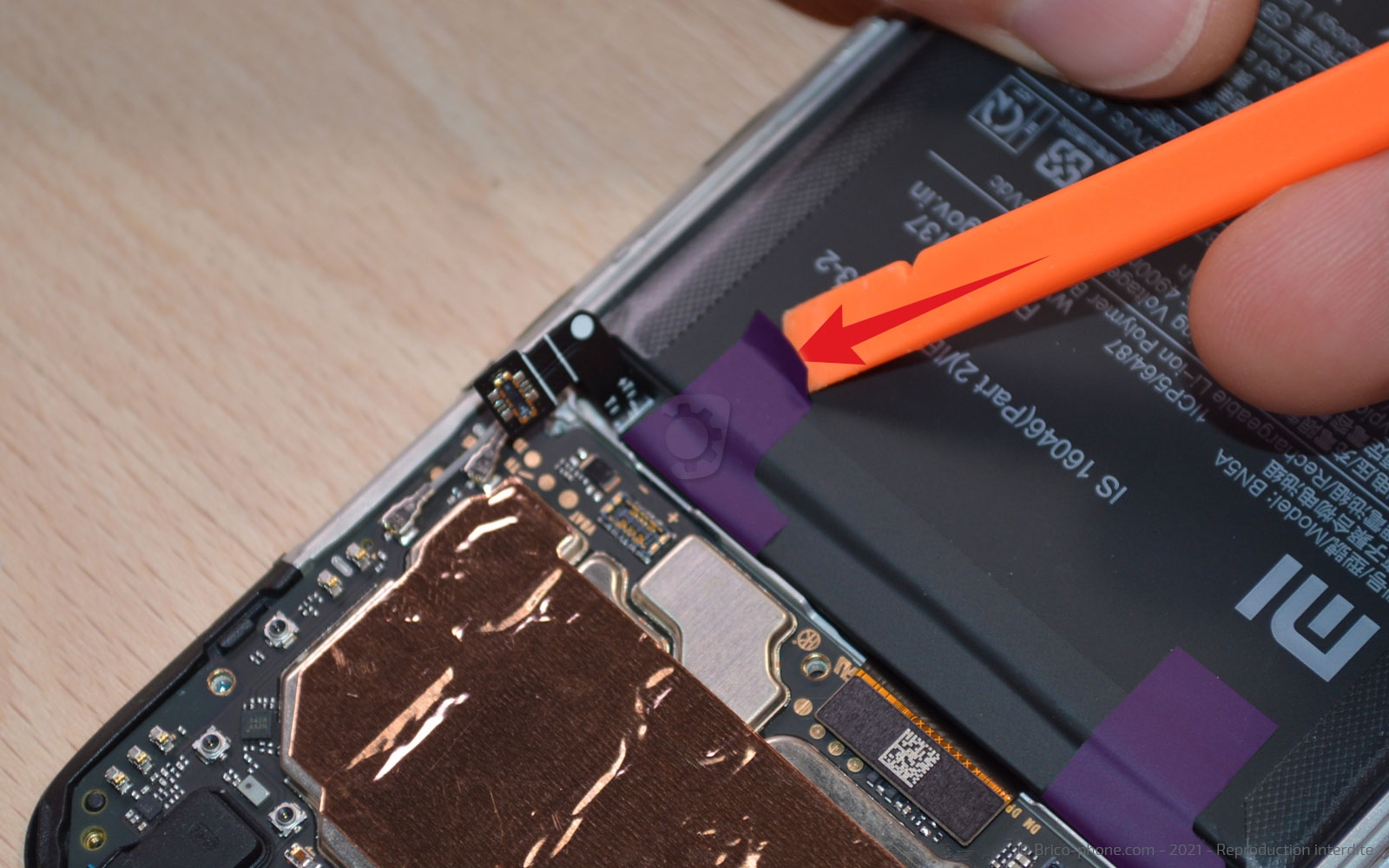 Réparation et remplacement batterie Xiaomi Poco X3