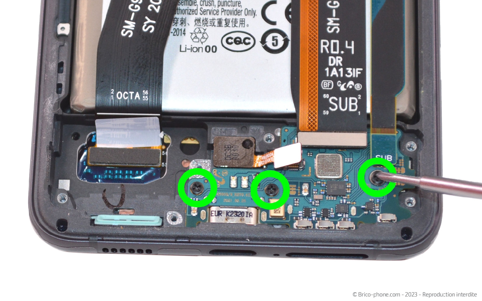 Changer le port USB-C du Samsung Galaxy Note20 Ultra USB-C - Tutoriel de  réparation iFixit