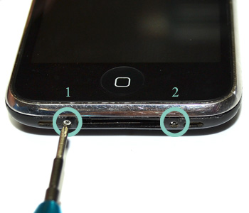 Remplacement prise jack - bouton volume iphone 3G / 3GS