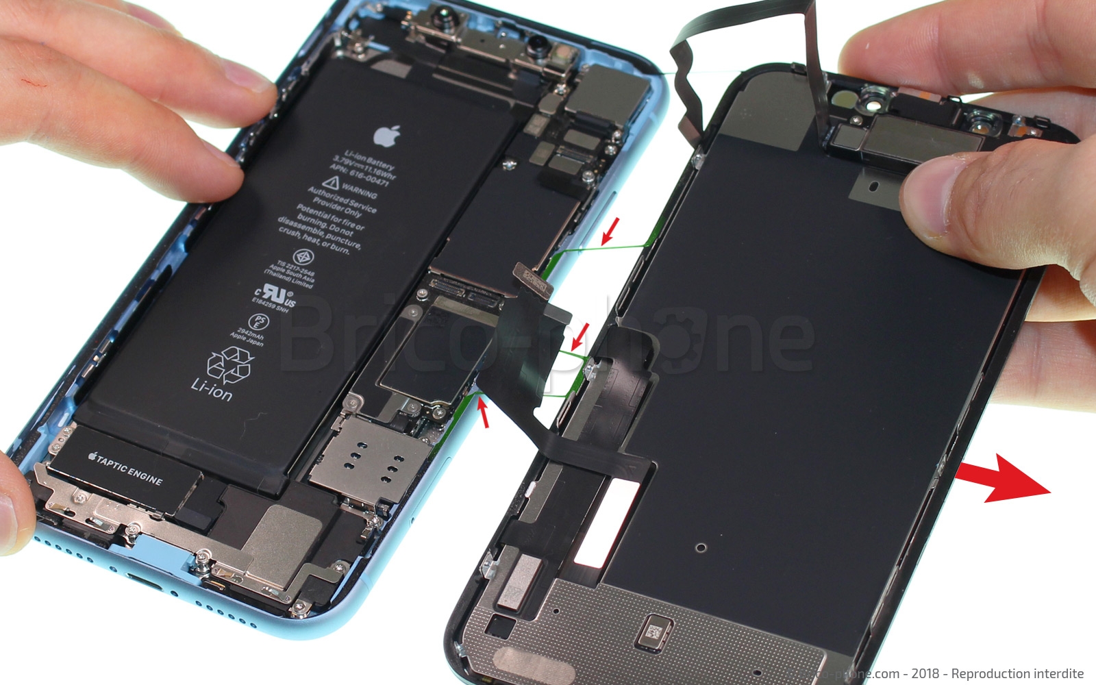 iPhone XR : Remplacer écran (vitre tactile + LCD) Tutoriel 