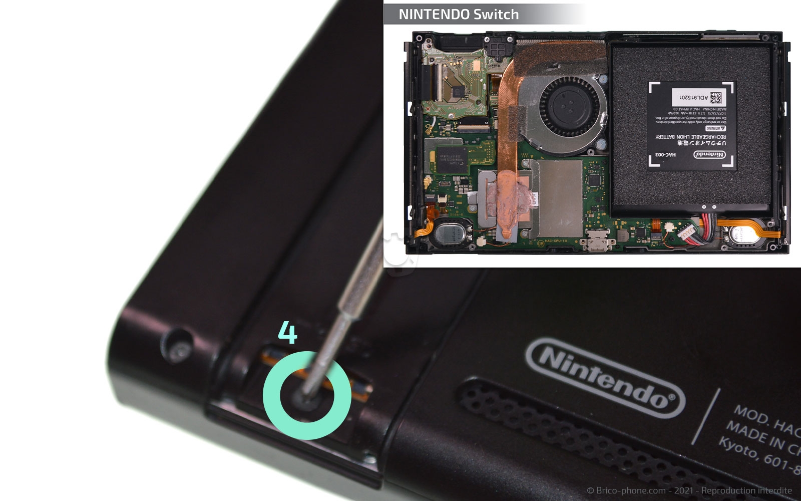 Comment changer le lecteur de carte microSD de la Nintendo Switch