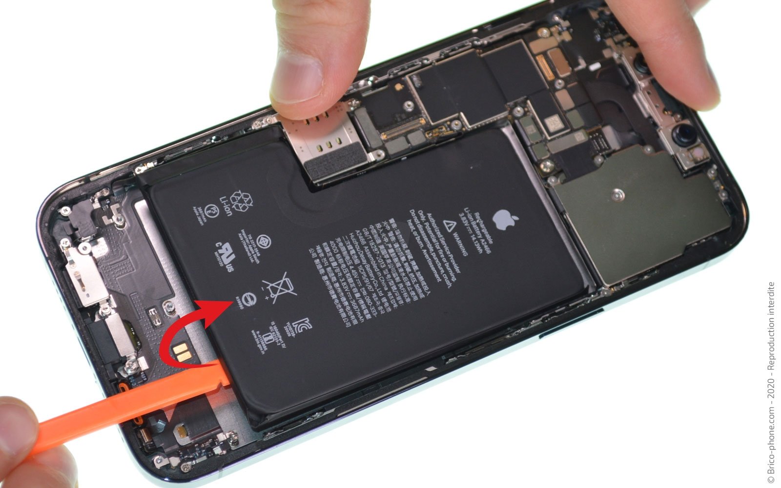 prix reparation batterie iphone 12